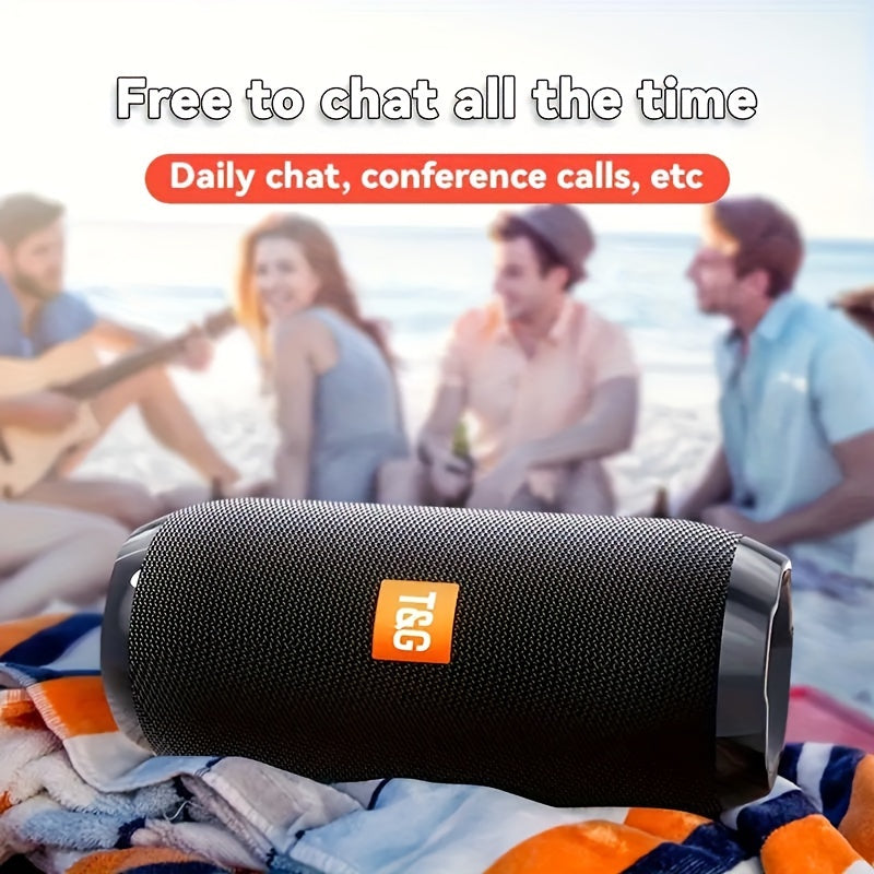 Boxă portabilă Bluetooth TG117 bass puternic radio FM card TF rezistentă