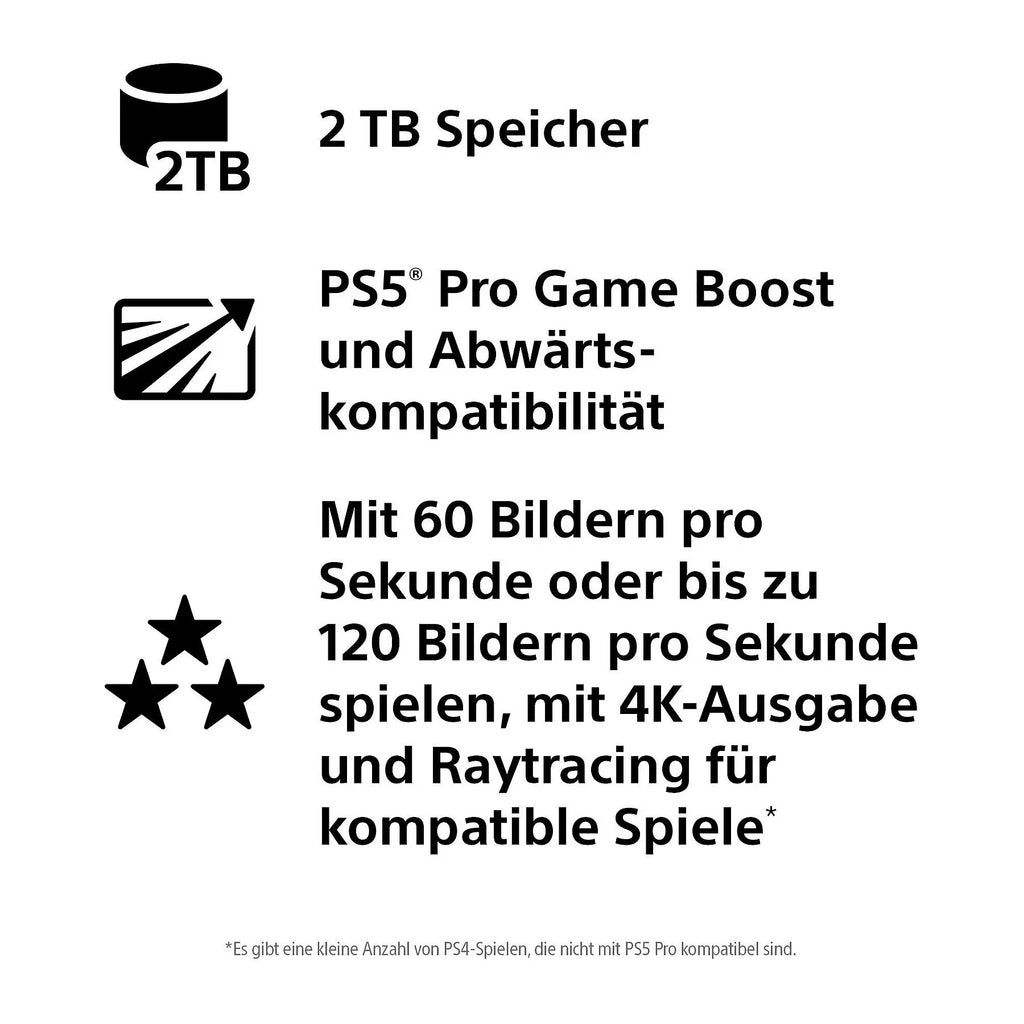 Sony PlayStation 5 Pro 2TB consolă gaming 4K Ray Tracing SSD ultra-rapid